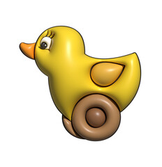 Ente auf Rädern.