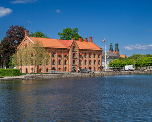 Church house with Klosters church in the background.