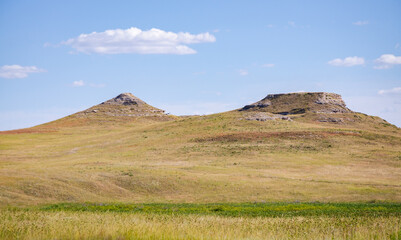 Fototapeta na wymiar Meadows and Fields at Agate Fossil Beds National Monument