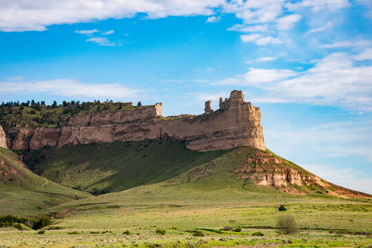 Buttes and Landscape of Scotts Bluff National Monument