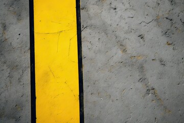 Abstract yellow grey and concrete Generative AI