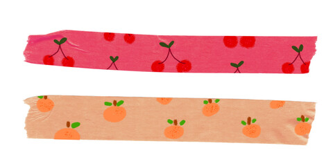set of sticker, washi tape, cute tape memo stationary