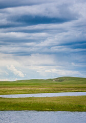 Fototapeta premium Bodies of Water at the Sandhills of north-central Nebraska
