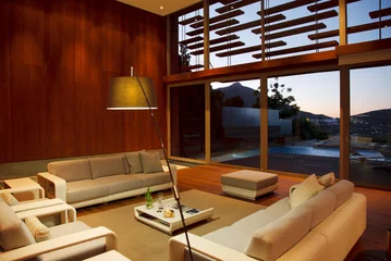 Behang Modern living room © KOTO