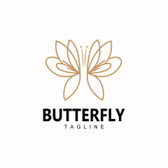 Butterfly Logo, Animal Design With Beautiful Wings, Decorative Animals, Product Brands
