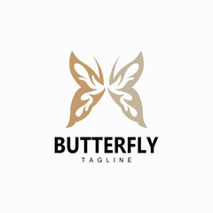 Butterfly Logo, Animal Design With Beautiful Wings, Decorative Animals, Product Brands