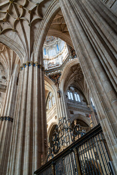 inside view of the Cathedral in Salamanca Spain