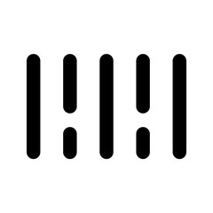 barcode glyph icon