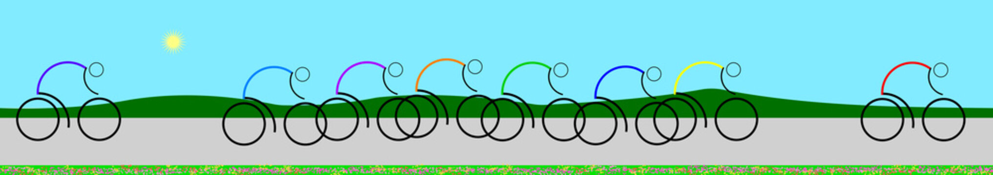 la course cycliste