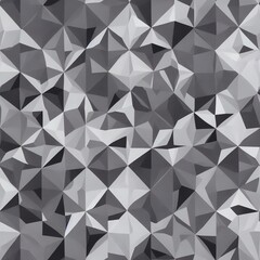 Abstract colorful background. Black and white. Delaunay voronoi trianglify diagram. generative ai