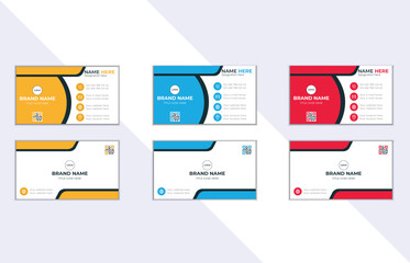 Business Card, Creative and Clean Design, Simple Creative Business Card Template Horizontal and Vertical business card, Personal Visiting Card design, Business Card Layout, Business Card Mockup.