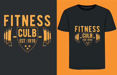 Fitness t-shirt and fitness design