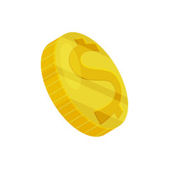 illustration of coins, coins carefully drawn, showing their unique design with glare , currency  