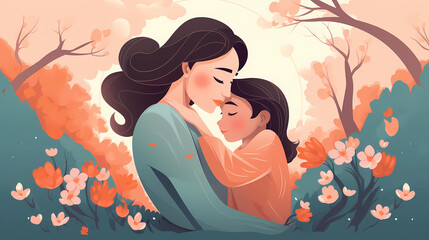 Obraz na płótnie Canvas Mother and child