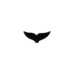 whale tail vector icon. whale tail sign on white background. whale tail icon for web and app