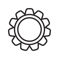 gear icon vector