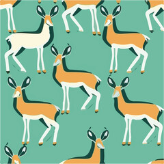 cute simple gazelle pattern, cartoon, minimal, decorate blankets, carpets, for kids, theme print design
