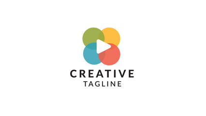 Modern Music Player Logo 