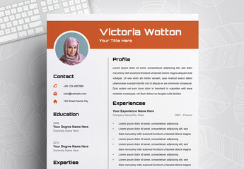 Bold and Eye Catching Resume Design