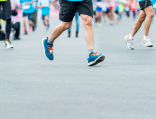 Fototapeta premium marathon runners
