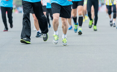 Fototapeta premium marathon runners