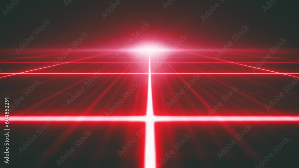 Poster retro synthwave 80s video game background loop/ 4k animation of an abstract fractal 80s textured ret