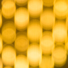 Gold abstract defocused bokeh lights background