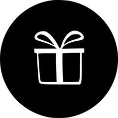 gift icon, sign, symbol, vector, art