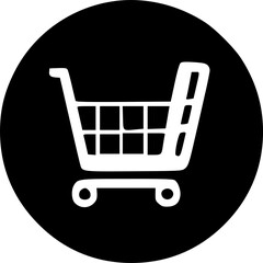 add to cart icon vector isolate on white background