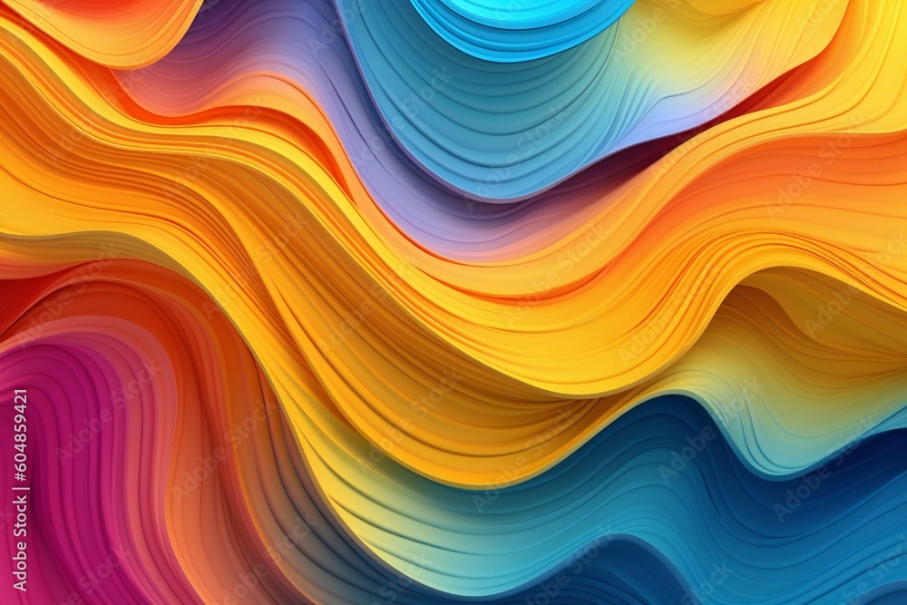 Wall mural abstract colorful design background texture composition with vibrant colors