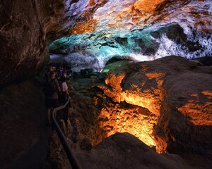 inside the cave