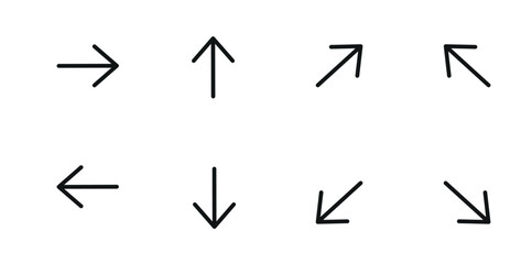 arow set symbol icon vector. for web design