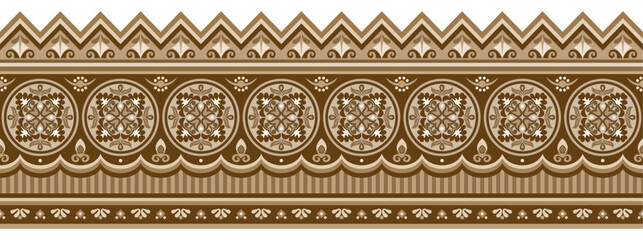 Abstract ethnic pattern, ornamental background