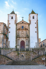 Plaza De San Jorge in Caceres Spain