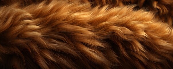 Fluffy Animal Pet Fur Texture Generative AI 