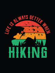 Hiking t-shirt design, Hike