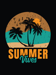 Summer T-Shirt Design, Summer time