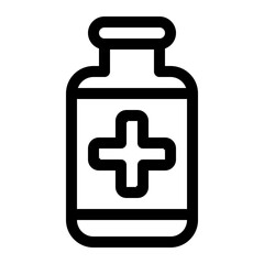 medicine line icon
