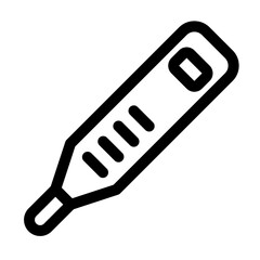 thermometer line icon