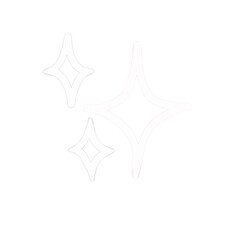 star on white background