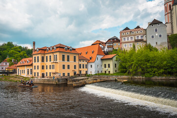 Fototapeta premium Cesky Crumlov old town, Czech Republic