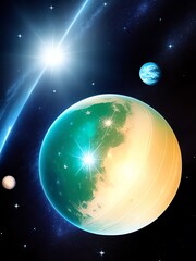 Solar system, Uranus, planets,galaxies,universes 