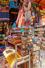 Chilean souvenirs and handicrafts for sale in San Pedro de Atacama, Chile on May 5, 2023.