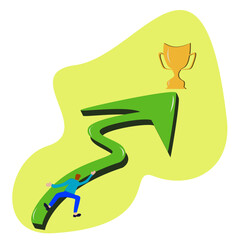 arrow and target symbol, Concept Use about advertising in the app, google ads seo and news.