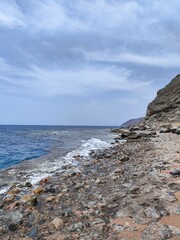 Bells entrance of blue hole dive spot in egypt