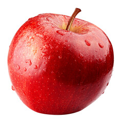 Apple isolated on white background, full depth of field