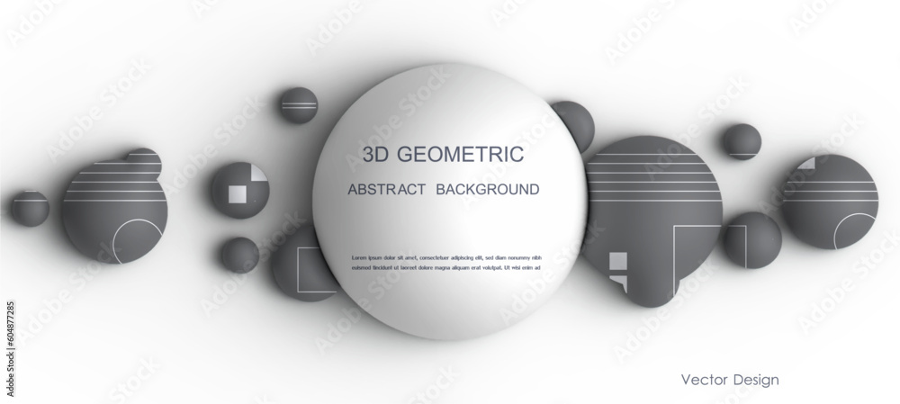 Poster illustration abstract dynamic liquid-fluid shape, gradient color background. 3d rendering bubble sha