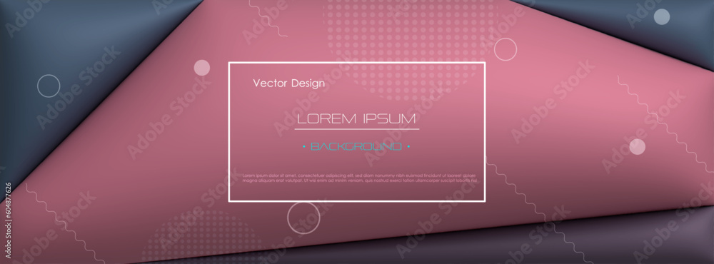 Aufkleber vector, illustration abstract element with dynamic shape, gradient color, 3d rendering background. m