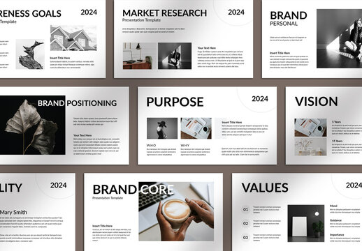 Brand Strategy Presentation Layout