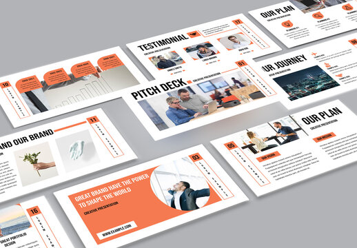 Pitch Deck Business Presentation Layout